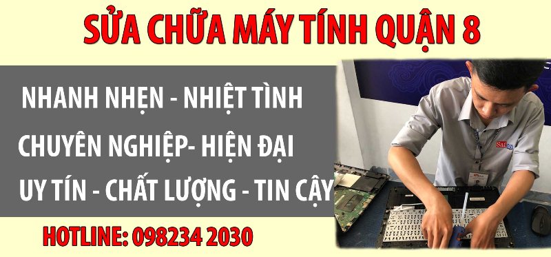 sua chua laptop quan 8